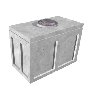 4'-0" x 8'-0" Vault