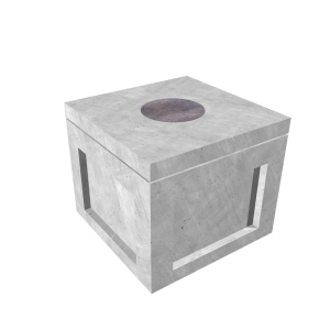 4’-0” x 4’-0” Vault