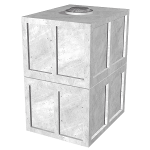 6'-0" x 8'-0" Vault