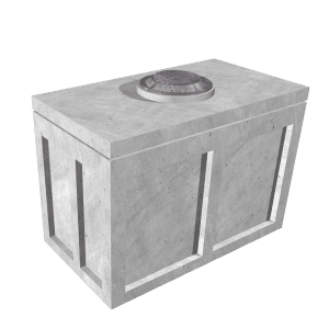 4'-0" x 8'-0" Vault