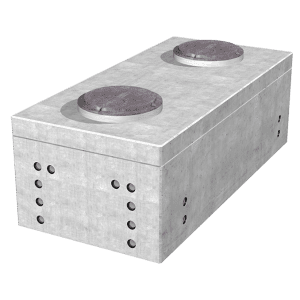6'-0" x 12'-0" Caisson Vault
