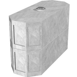 4’-0” x 10’-6” Octagon Vault