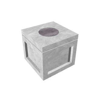 3'-0" x 3'-0" Handhole