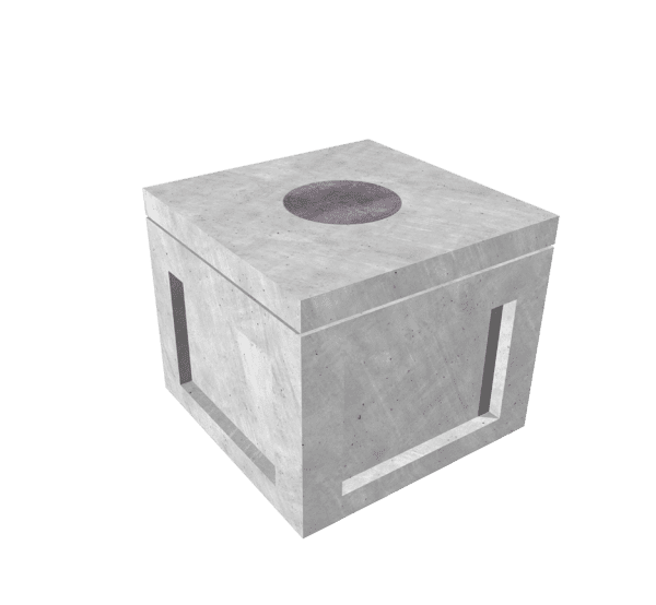 4’-0” x 4’-0” Vault