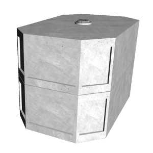 6’-0” x 10’-0” Octagon Vault